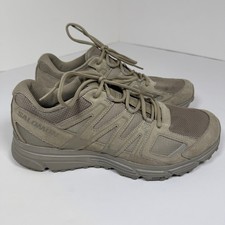 Scarpe Salomon XA Pro 3D scamosciate impermeabili escursionismo trail running uomo US 10 beige
