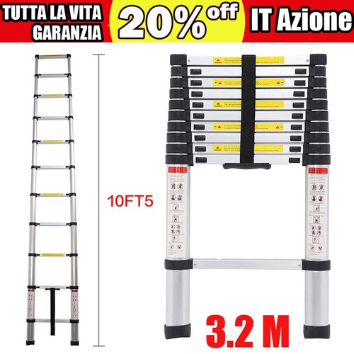 Scala alluminio telescopica - in,