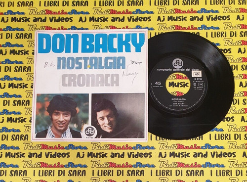 Don backy nostalgia - 7"don,
