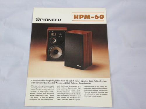 Pioneer hpm vintage speaker - hpm-60,