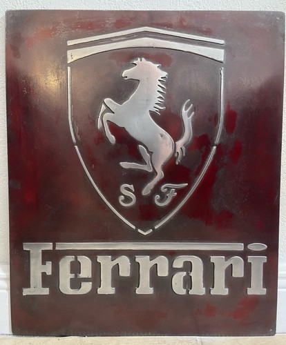 Vintage ferrari metal - ferrari,