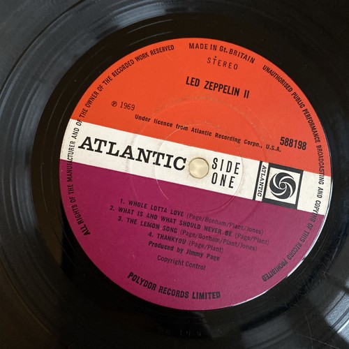 Led zeppelin plum label - zeppelin, -plum