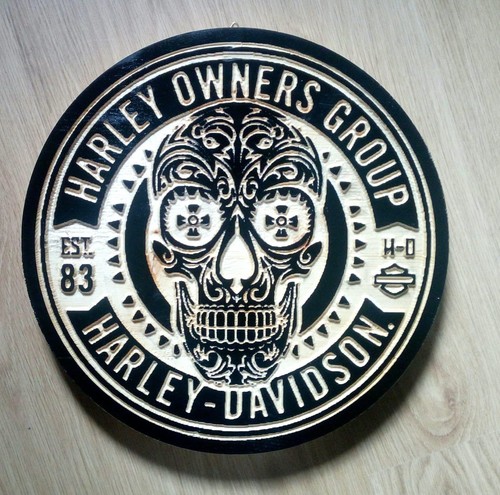 Harley davidson insegna - , targa