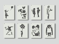 Banksy stencil per - stencil,