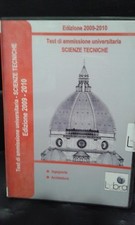 TEST AMMISSIONE UNIVERSITARIA SCIENZE TECNICHE DVD ROM INGEGNERIA ARCHITETTURA