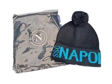 Cappello con ponpon blu con