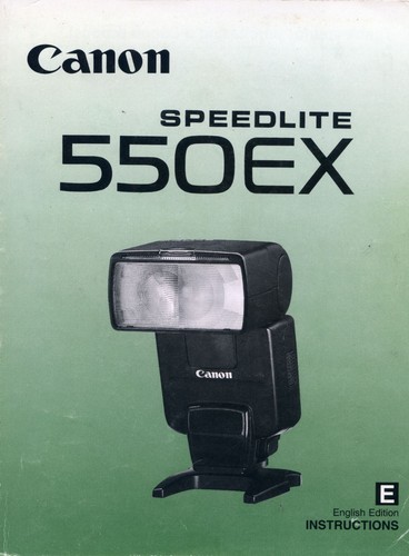 Canon speedlite 550ex manuale - speedlite,