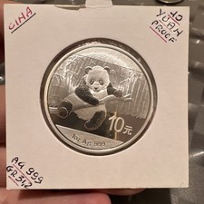 10 Yuan Oncia Cina Panda 2014
