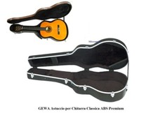 GEWA CUSTODIA RIGIDA ASTUCCIO IN ABS PER CHITARRA CLASSICA 4/4 STANDARD nuovo