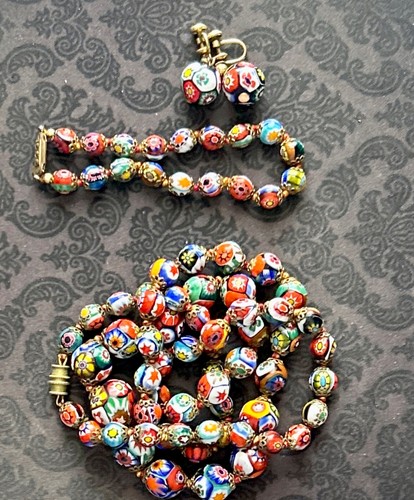Set pezzi perle vetro - 4,