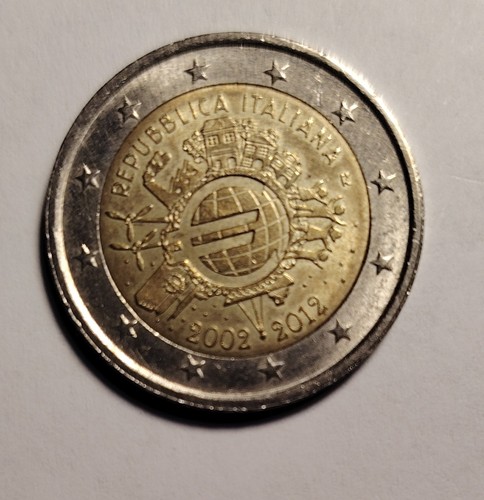 Moneta due euro repubblica - euro,
