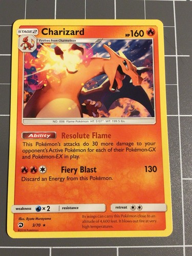 Carta pokemon charizard - carta,