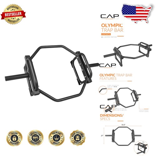 Olympic trap bar deadlift - olympic,
