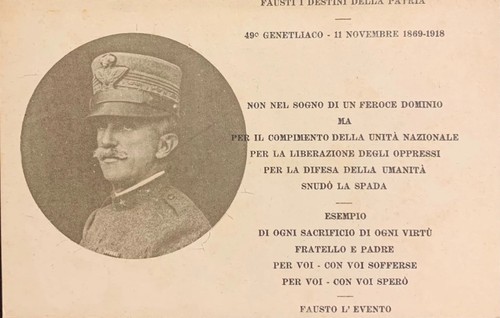 Cartolina ww1 vittorio - cartolina,