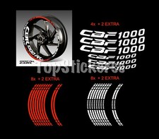 Honda CBF1000 adesivi cerchi Tuo Testo strisce c b f  adesivi personalizzati