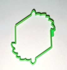 Cornice esagono e foglie