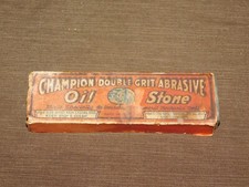 AFFILACOLTELLI DA CUCINA VINTAGE CHAMPION DOPPIA GRANA PIETRA OLIO in SCATOLA