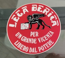 Vicenza 2 ADESIVI  STICKERS PEGATINAS AUFKLEBER ULTRAS LEGA BERICA ANNI 80 