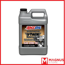 AMSOIL 20W-50 Synthetic V-Twin  Motorcycle Oil 3,78L - MCV1G