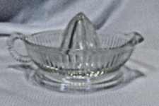 Vintage Clear Glass Citrus Juicer