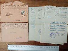 LOTTO BUSTE E DOCUMENTI PARTITO NAZ FASCISTA GIOVINAZZO BARI GIL G. DEL LITTORIO