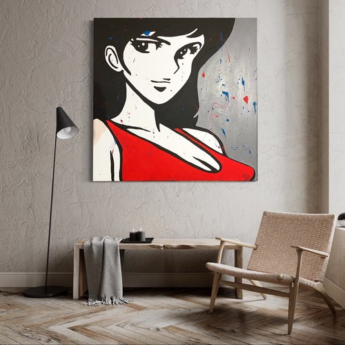 Quadro margot lupin - lupin, art