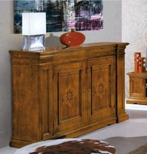 MOBILE CREDENZA 2 ANTE+2 CASSETTI CON SEGRETO NOCE ITALIANA FINITURA BASSANO 530