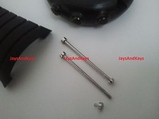 Tubo vite Suunto Core nero PVD inox per cinghia elastomero originale barra avvitabile