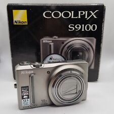 NIKON COOLPIX S9100 - 18X ZOOM - COMPACT CAMERA 12.1 MPX BOXATA PERFETTA
