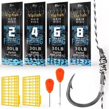 24 PCS PreTied Carp Rigs Sharp