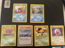 Lotto 6 Carte Pokemon Old &