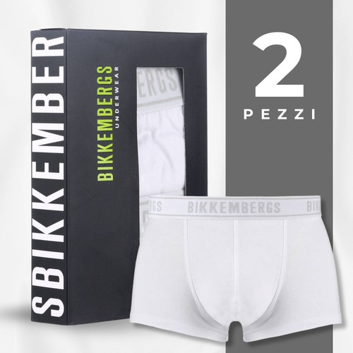 Boxer bikkembergs bianco - bianco, s