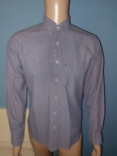 POLO JEANS COMPANY RALPH LAUREN CAMICIA UOMO TAGLIA S COLOR BLU 100% COTONE