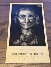ENRICO COLOMBOTTO ROSSO MOSTRA CATALOGO TORINO 1960 