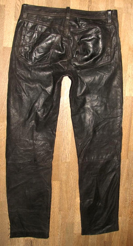 Pantaloni pelle nobuk da - in,
