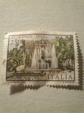 Italia 1982 Ville - 3ª emissione: 250 L. Villa d'Este - Tivoli usato uni. 1616