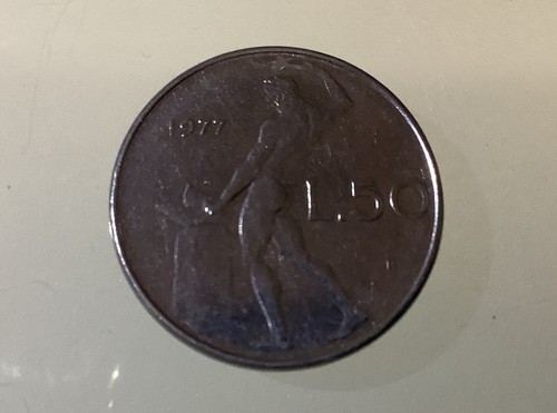 Italy lire 1977 au - 50,
