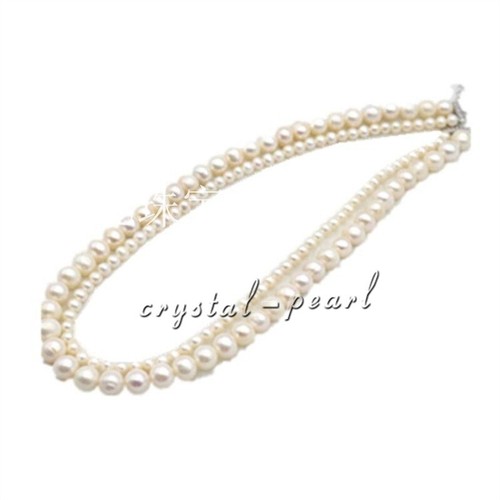Collana perle bianche 19 - collana, di