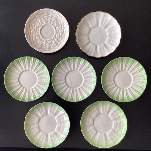 Belleek bundle saucers - bundle, 7