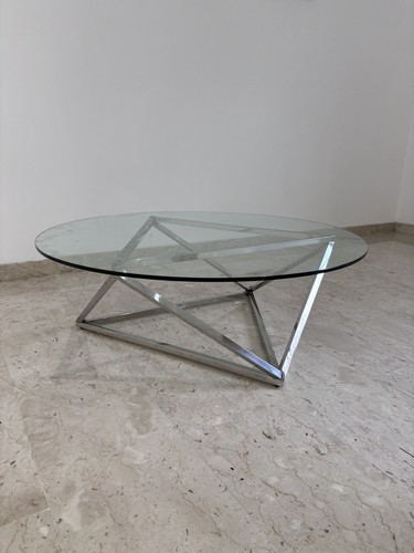Tavolino salotto acciaio e - salotto,