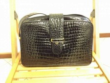 Borsa da spalla di coccodrillo