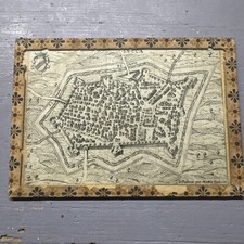 mappa da incisione antica