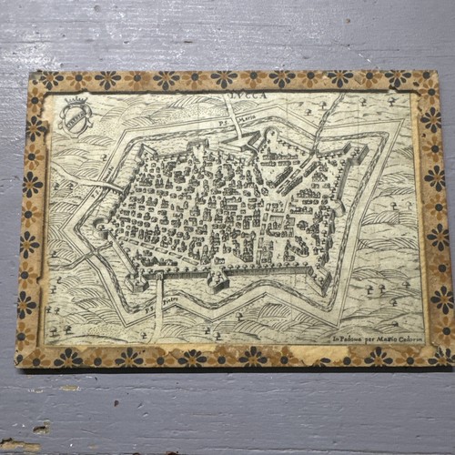 Mappa incisione antica - incisione,
