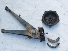 mozzo fusello ape tm 703 destro con braccio trapezio tamburo + ganasce nuove