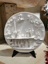 Presepe piatto ceramica