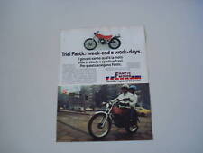 advertising Pubblicità 1978 FANTIC TX-250 TRIAL 125 cc