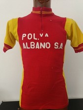 MAGLIA LANA SHIRT CYCLING CICLISMO TEAM OLMO TONNO INSUPERABILE  TG L
