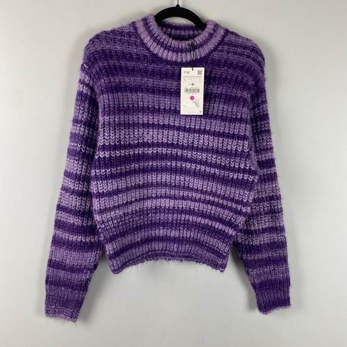 Maglione pullover viola zara - maglione,
