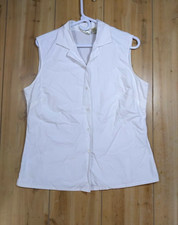 Camicia bianca senza maniche