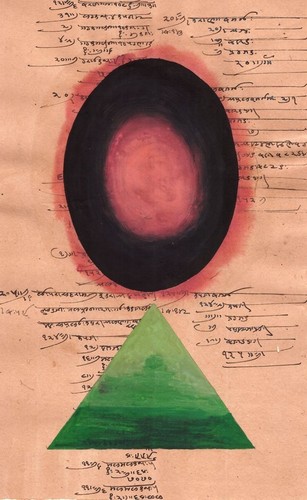 Vintage vecchio tantra art - vecchio,